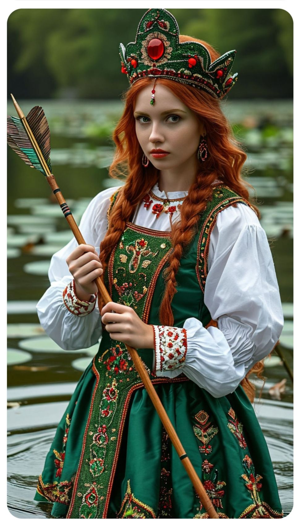 Nude girl Girls in Slavic costumes in Hovrach